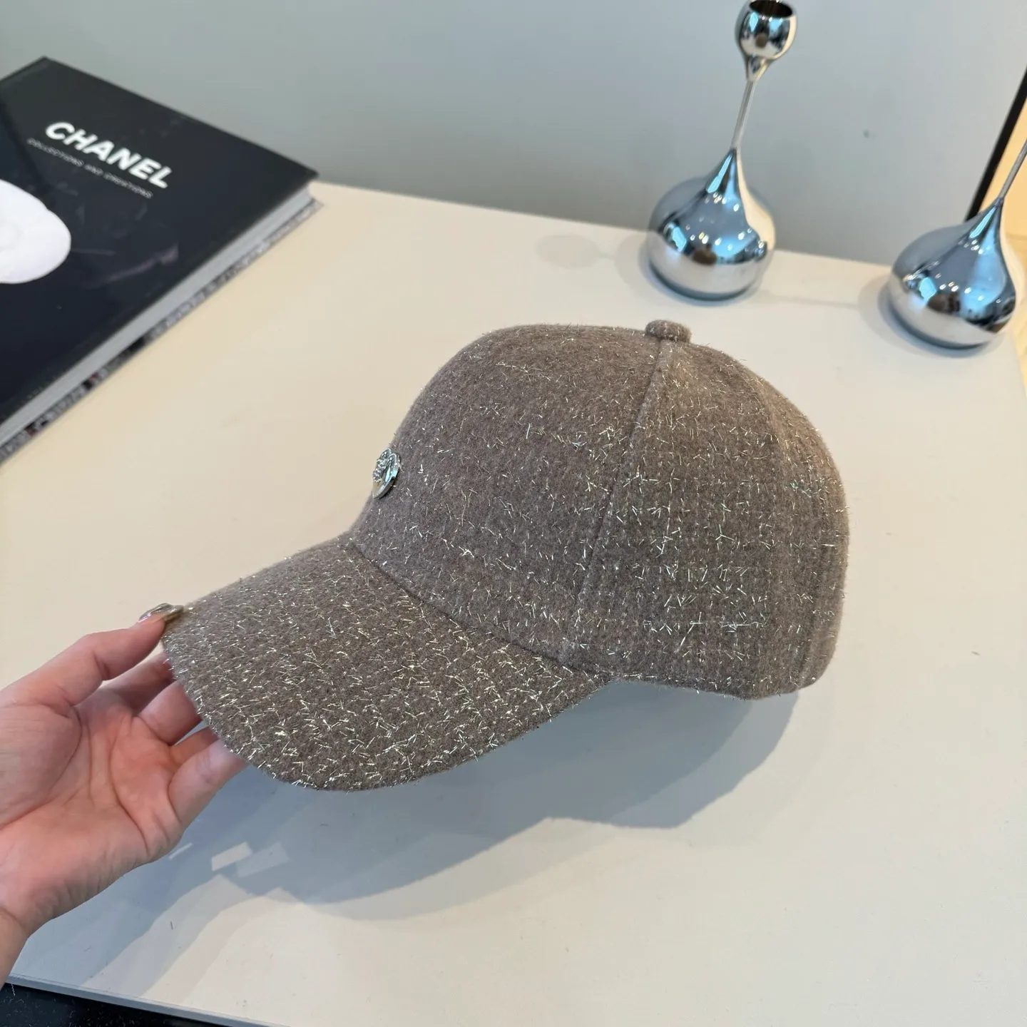 💰70¥ Chanel peaked cap, head circumference 57cm