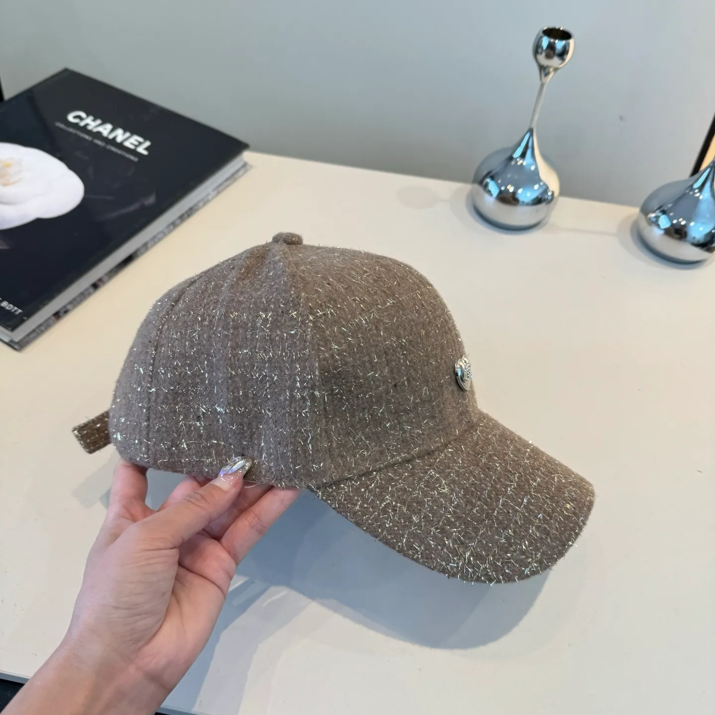 💰70¥ Chanel peaked cap, head circumference 57cm