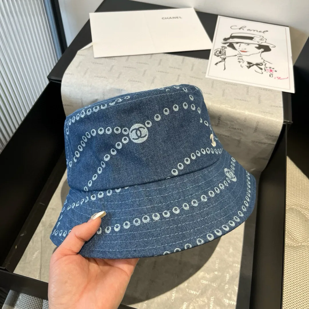 💰80¥ Chanel denim bucket hat, new model in 25 years, head circumference 57cm