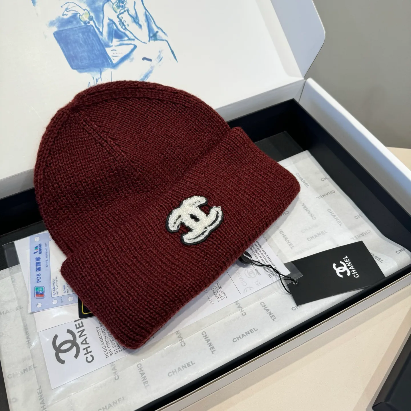 💰80¥ Chanel knitted beanie