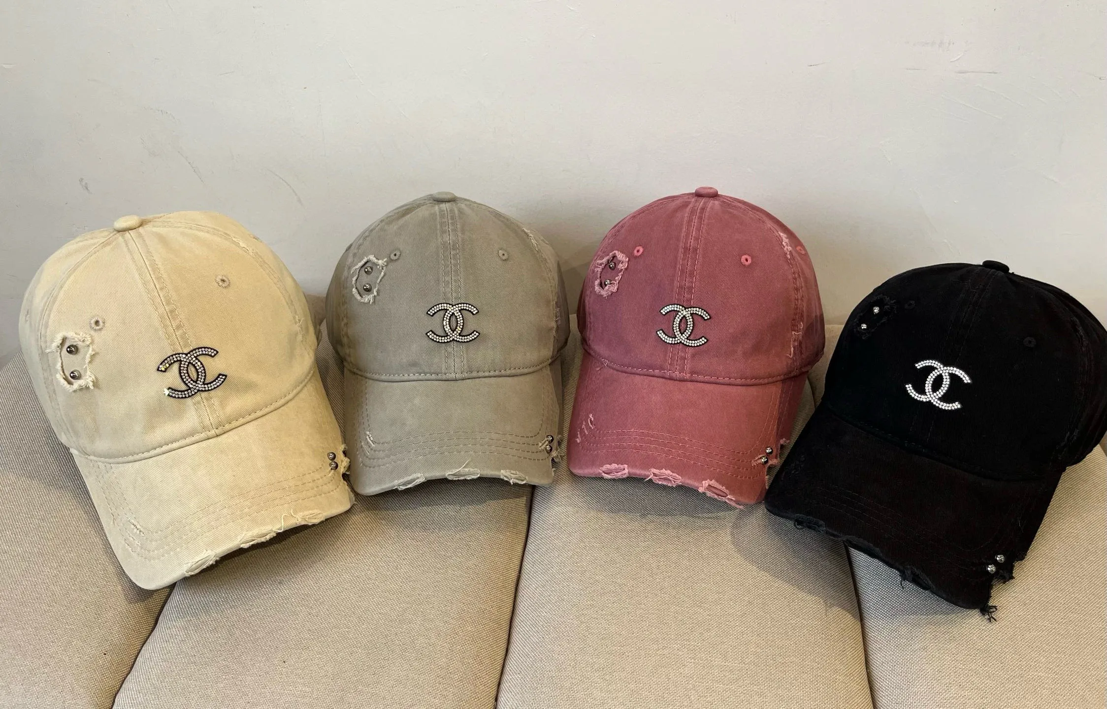 P60 CHANEL Chanel 2025 new small fragrance big-name baseball cap, counter classic style, unisex, head circumference 57, four colors available