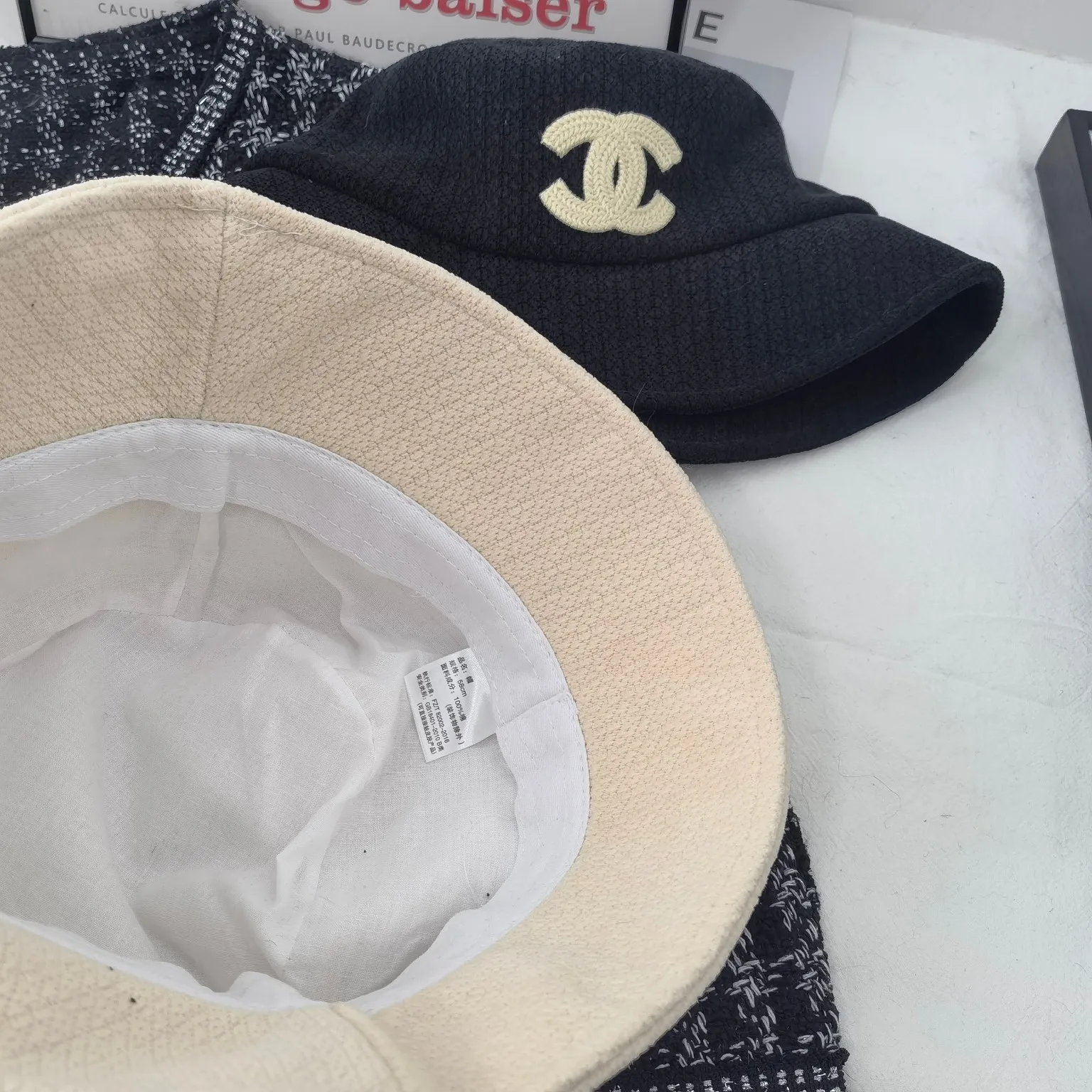 Special 🉐70💛 Comes with dust bag [CHANEL Chanel] 2022 autumn and winter new pattern fisherman hat, small fragrance style big brand is out on the street, a must-have in autumn and winter