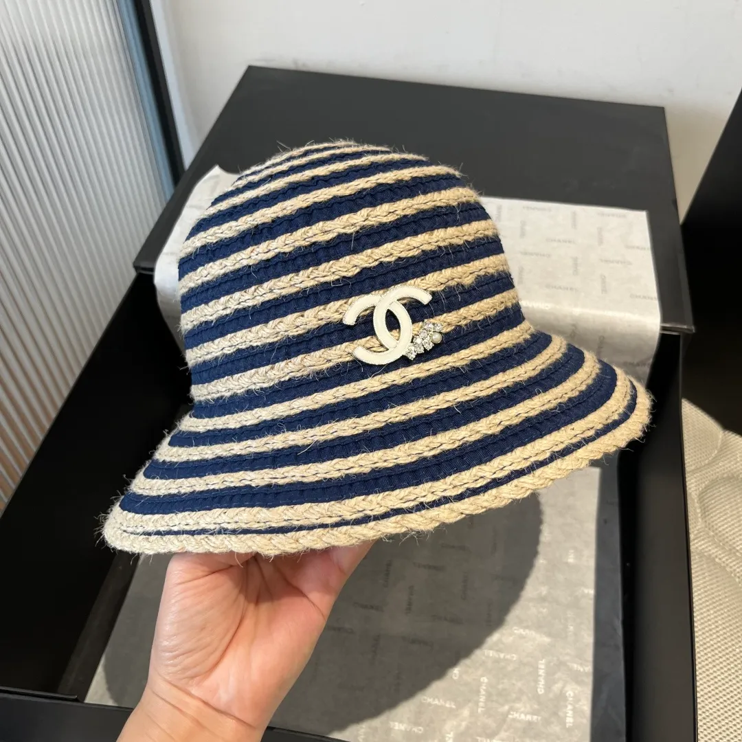 💰140¥ Chanel knitted bucket hat, head circumference 57cm