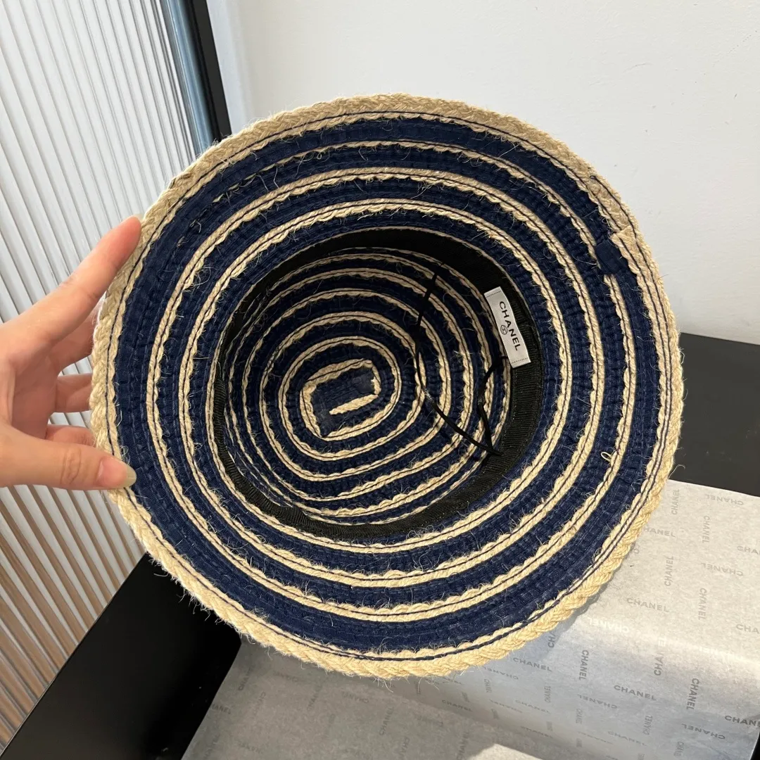 💰140¥ Chanel knitted bucket hat, head circumference 57cm