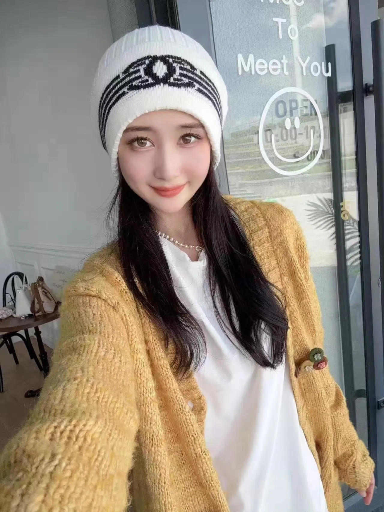 05 High version Chanel cold hat woolen hat