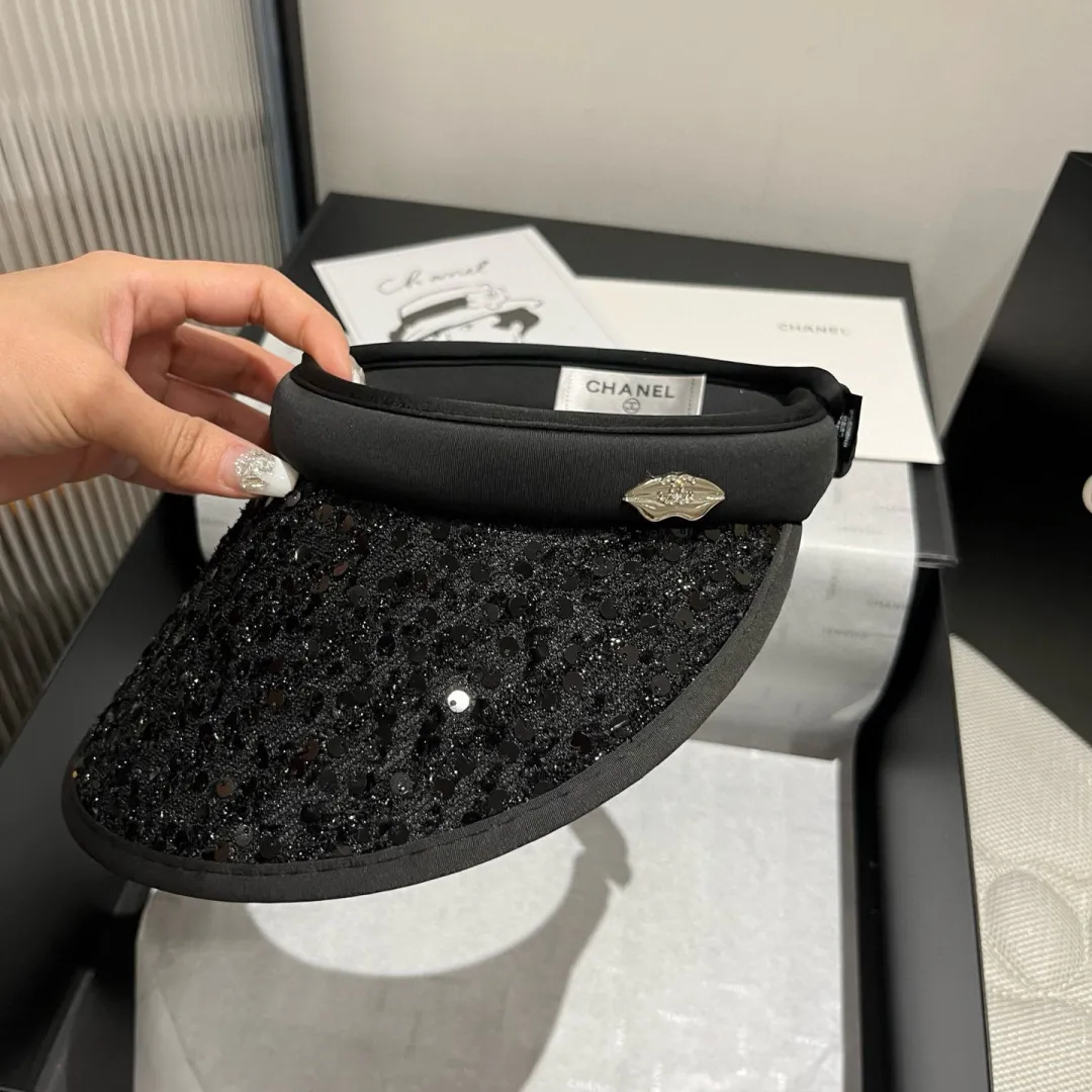 💰90¥ Chanel sequin headband, sun hat