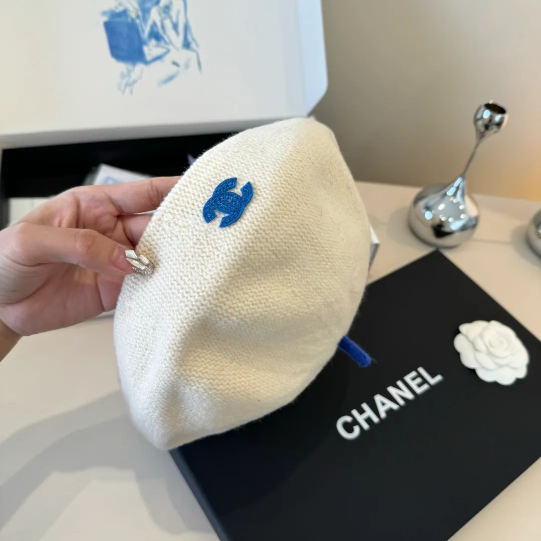 💰100¥ Chanel wool beret, 100% wool fabric,