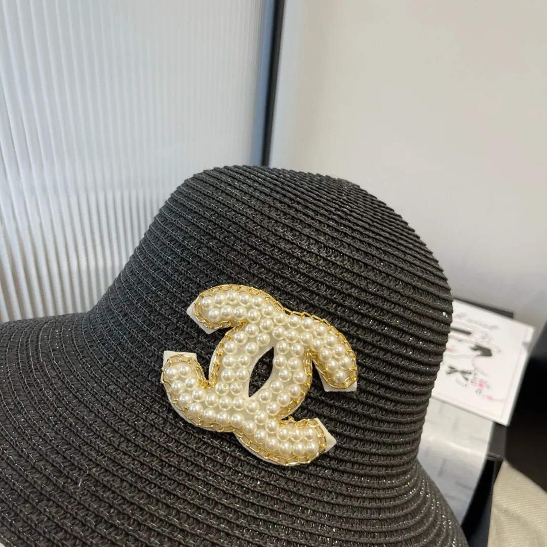 💰100¥ Chanel new straw hat, lady style, head circumference 57cm