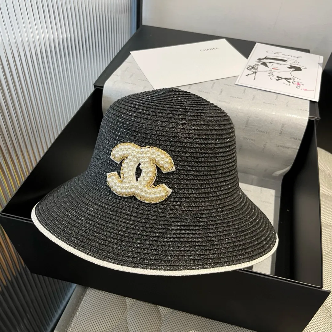 💰100¥ Chanel new straw hat, lady style, head circumference 57cm