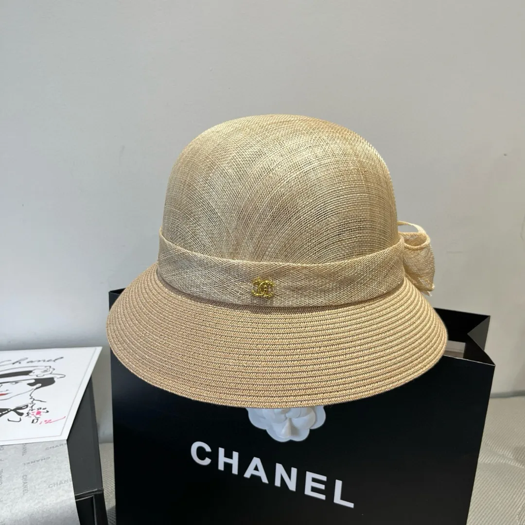 💰220¥ Chanel linen hat, high-end basin hat, head circumference 57cm