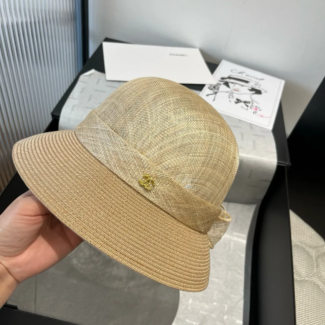 💰220¥ Chanel linen hat, high-end basin hat, head circumference 57cm