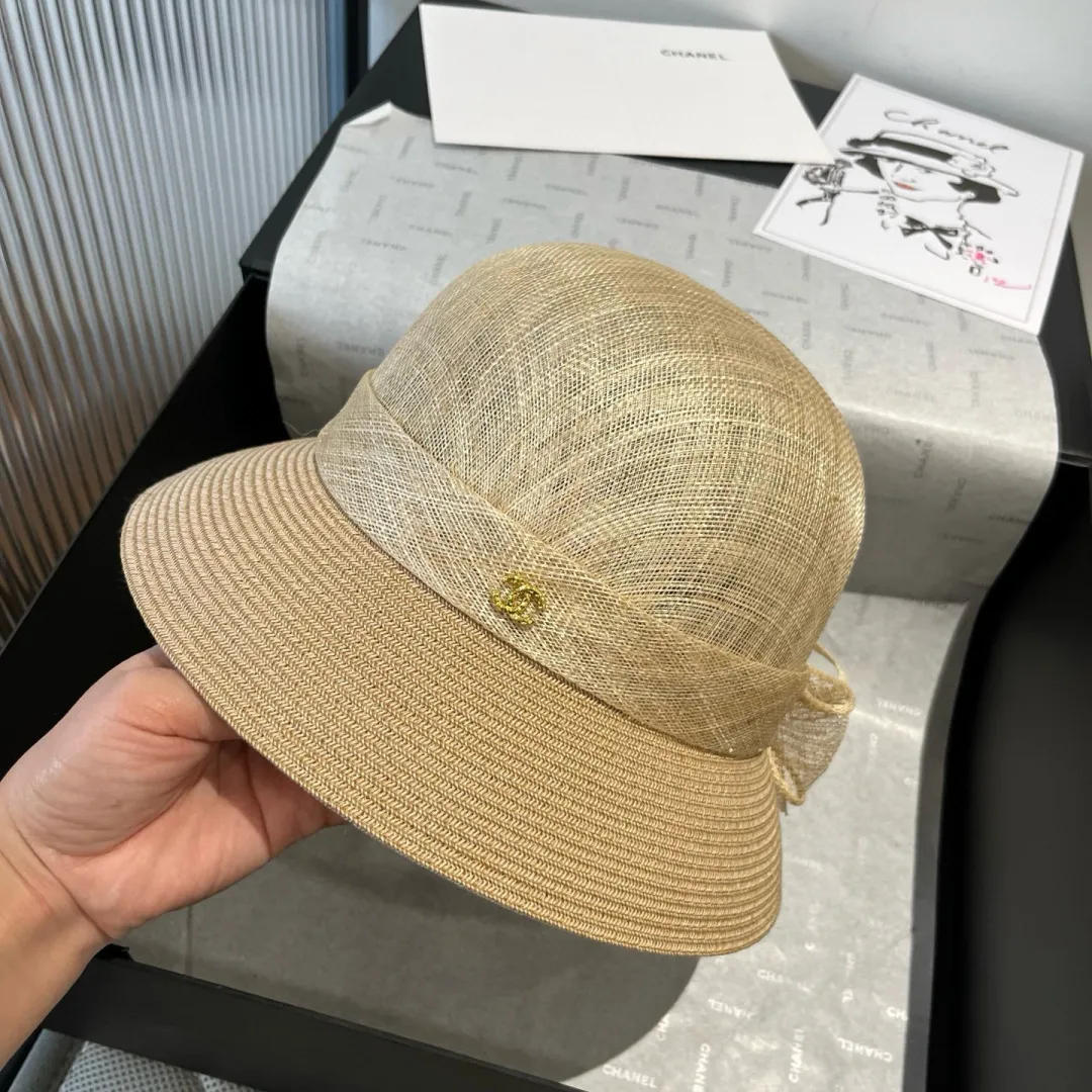 💰220¥ Chanel linen hat, high-end basin hat, head circumference 57cm