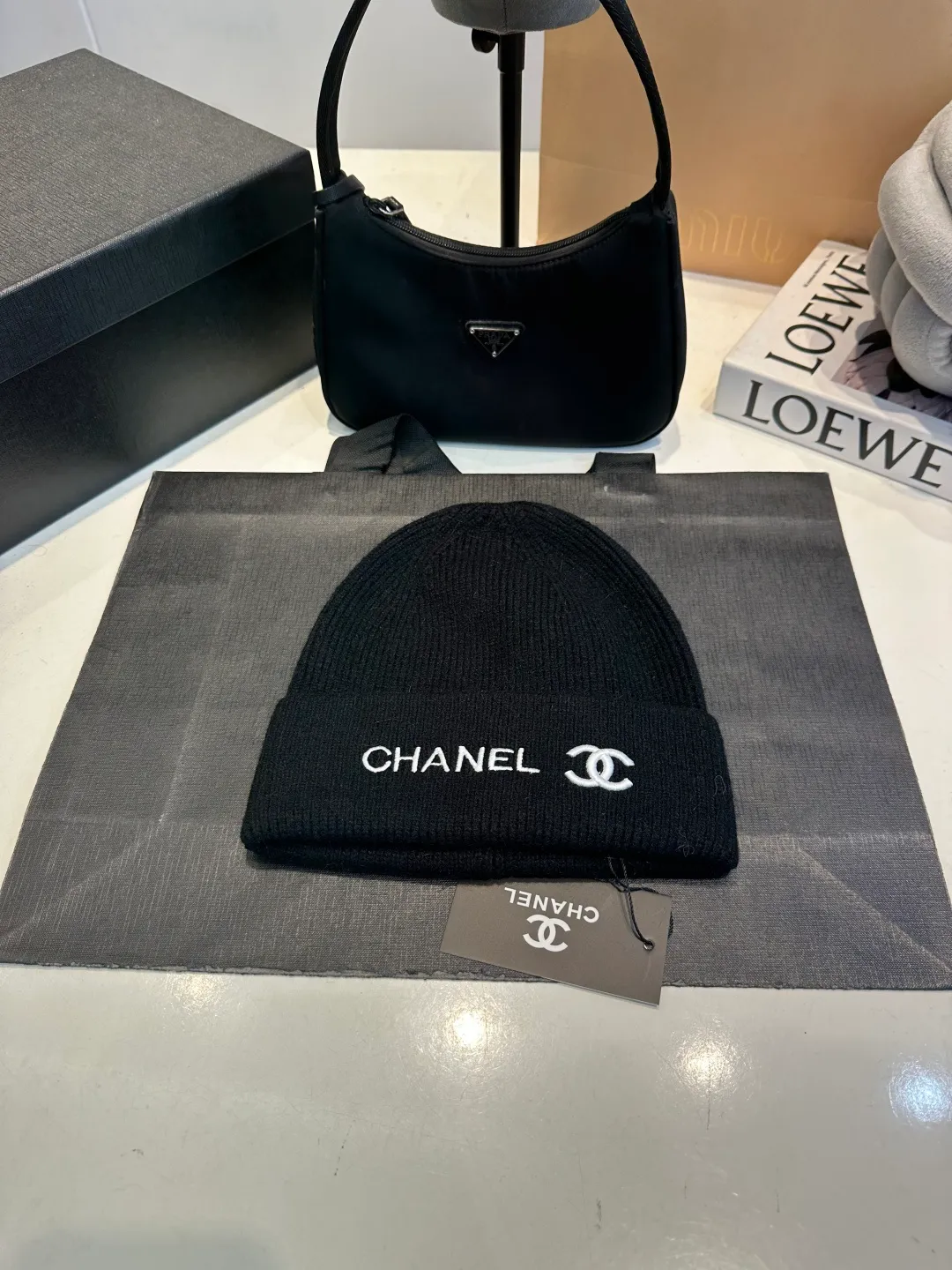 P50 Chanel CHANEL new wool hat, Xiaoxiang is classic and simple, fashionable and casual design, popular new product