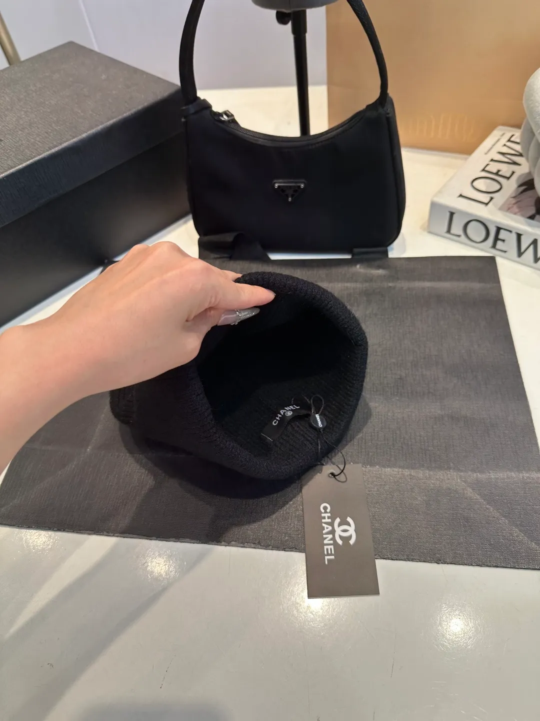 P50 Chanel CHANEL new wool hat, Xiaoxiang is classic and simple, fashionable and casual design, popular new product