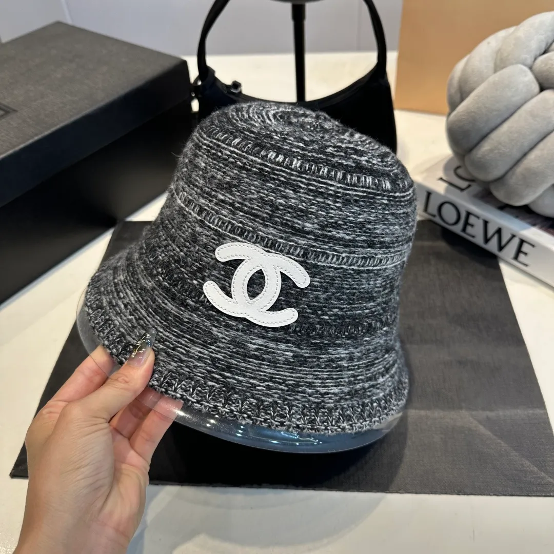 P60 CHANEL Chanel 2025 autumn and winter new style wool cashmere bucket hat, 🔆Quality goddess style ~ a must-have for going out on the street