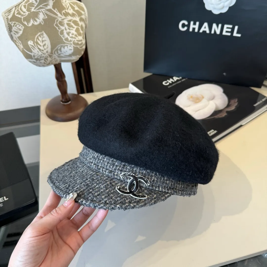 💰110¥ Chanel Chanel new duck tongue military cap, advanced customization, head circumference 57cm