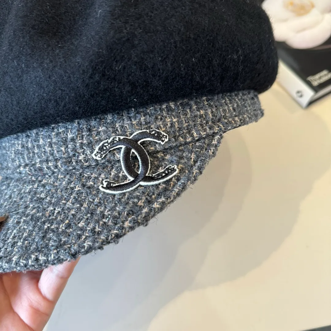 💰110¥ Chanel Chanel new duck tongue military cap, advanced customization, head circumference 57cm