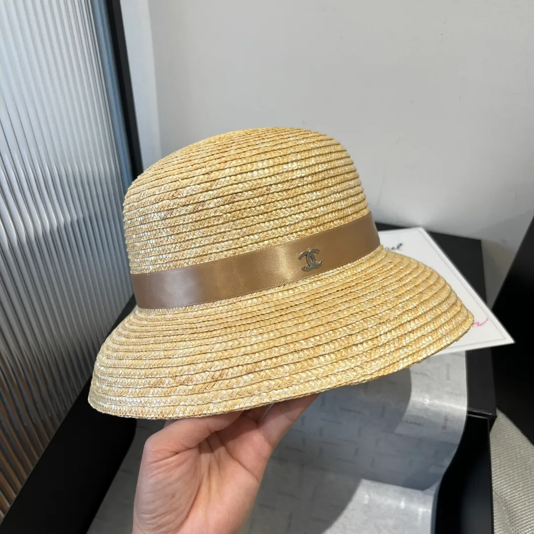 💰140¥ Chanel straw hat, lantern hat, head circumference 57cm