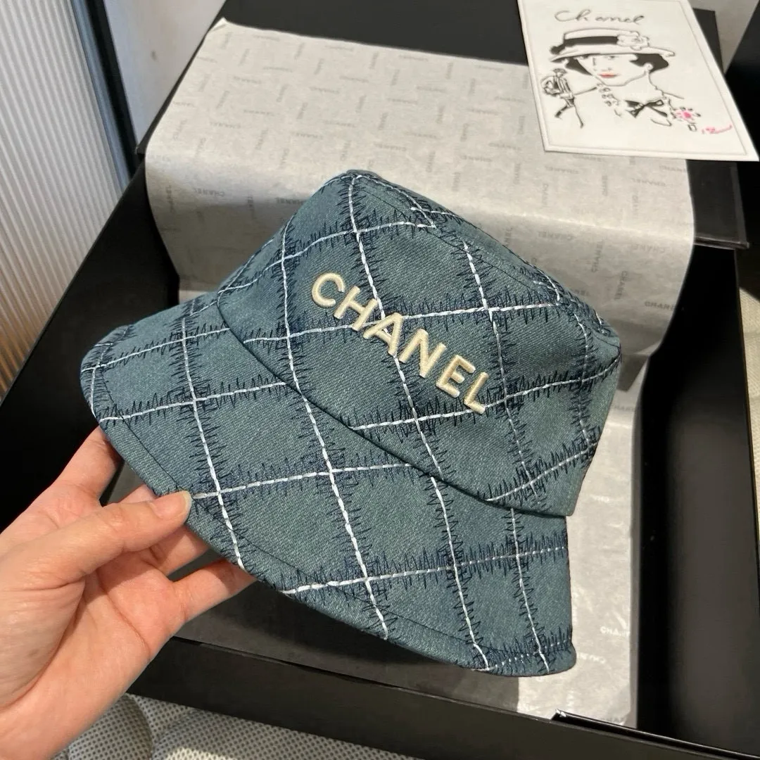 💰100¥ Chanel original bucket hat, advanced customization, 2025 new style, head circumference 57cm