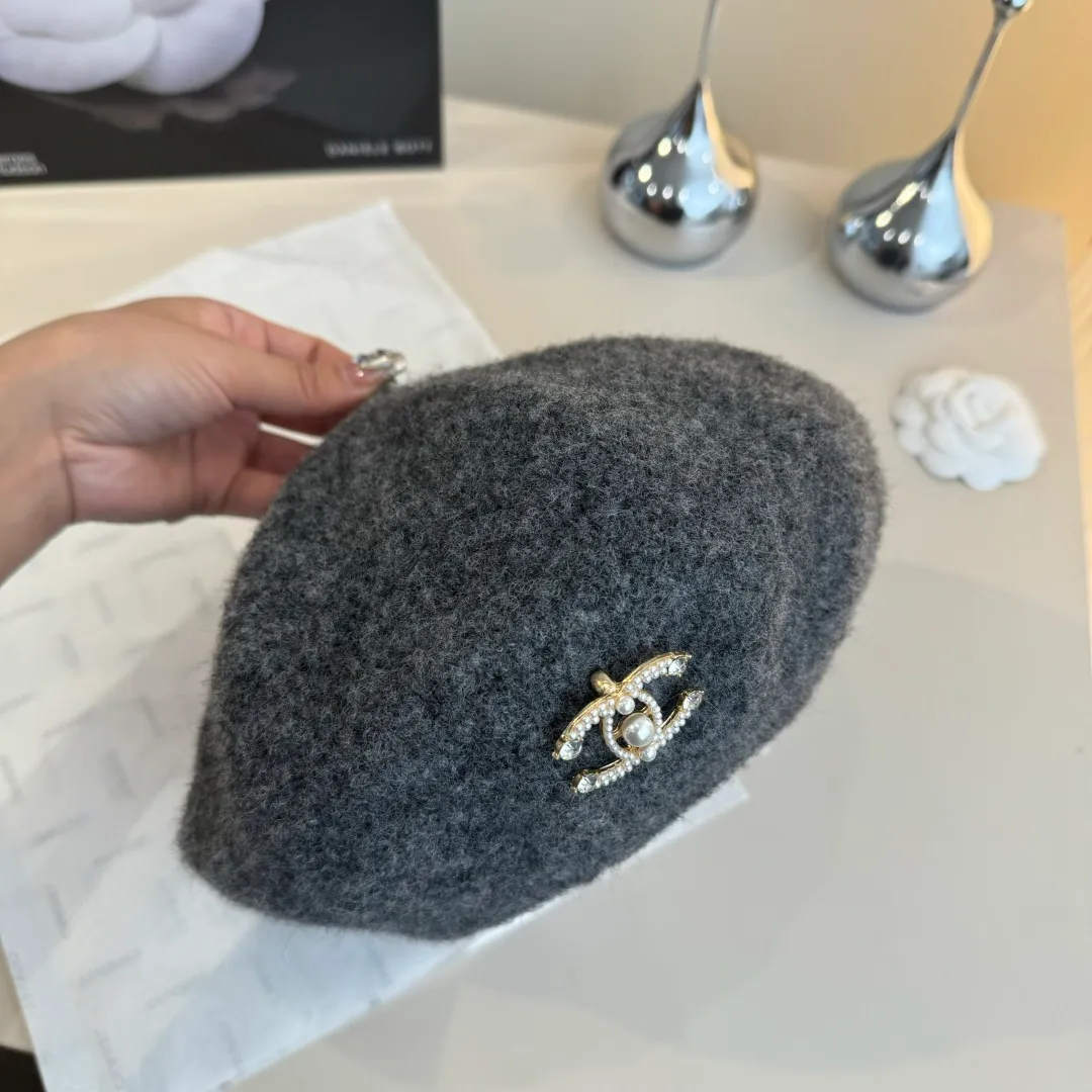 🉐160¥ Chanel wool beret, knitted beret, versatile style