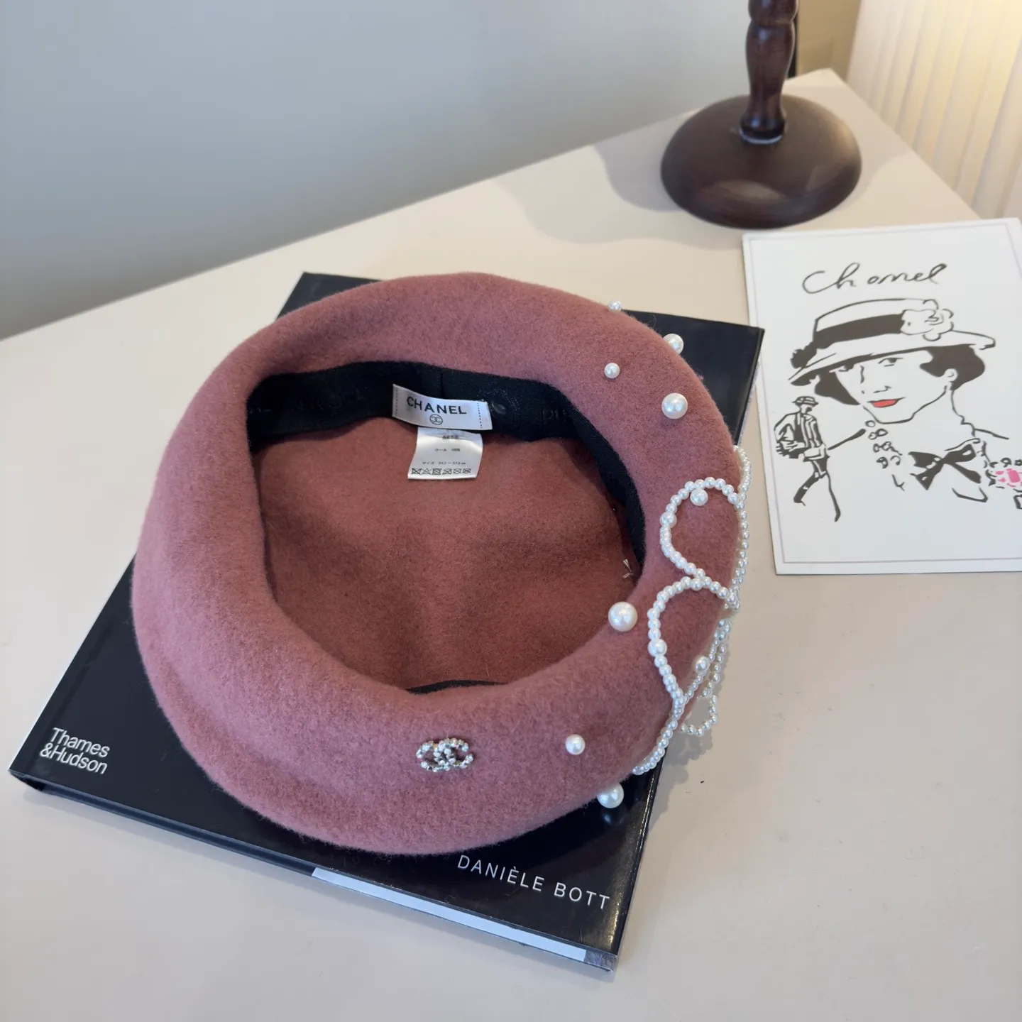 💰130¥ Chanel new wool beret, 100% wool🦙 fabric, head circumference 57cm