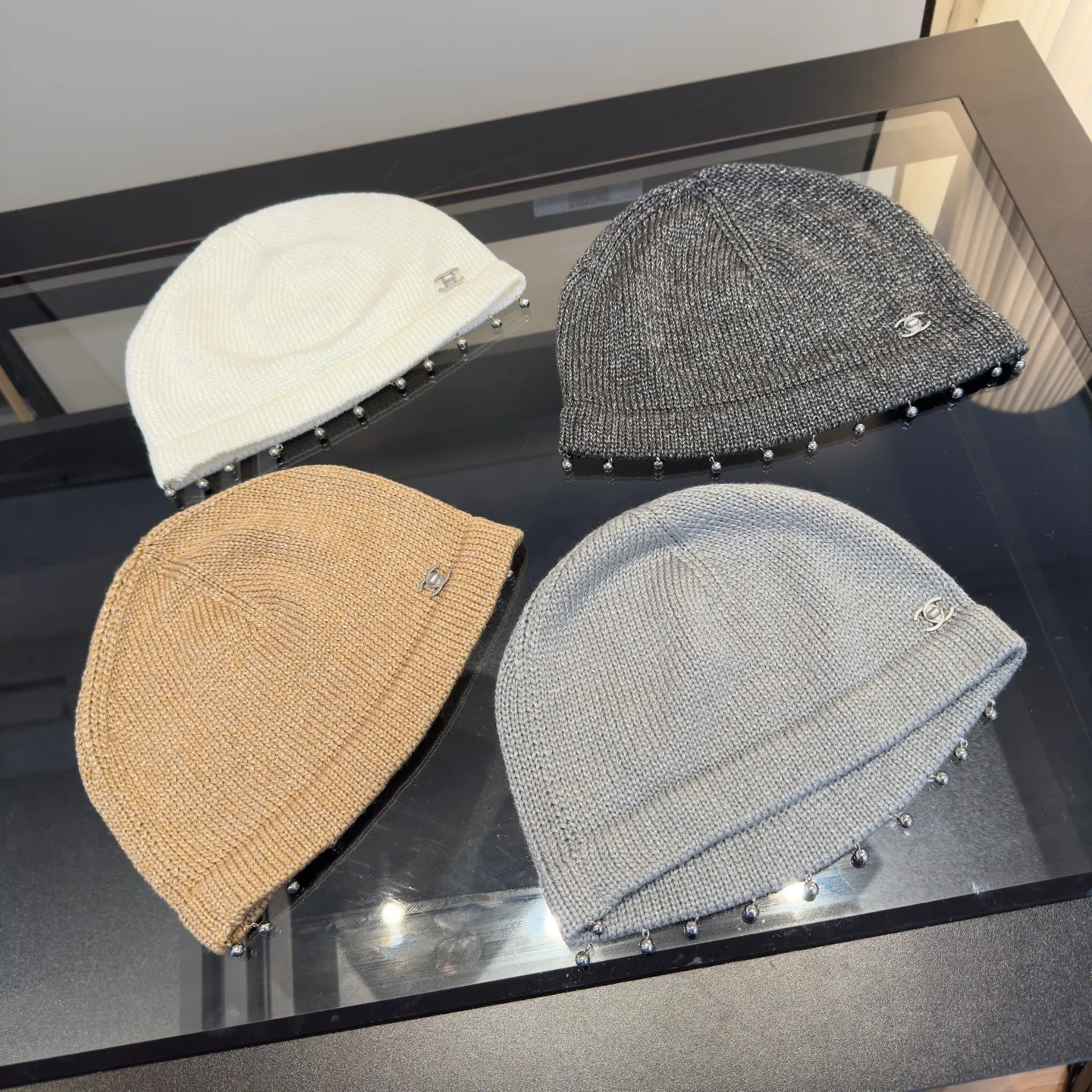 💰110¥ Chanel new knitted bucket hat, head circumference 57cm