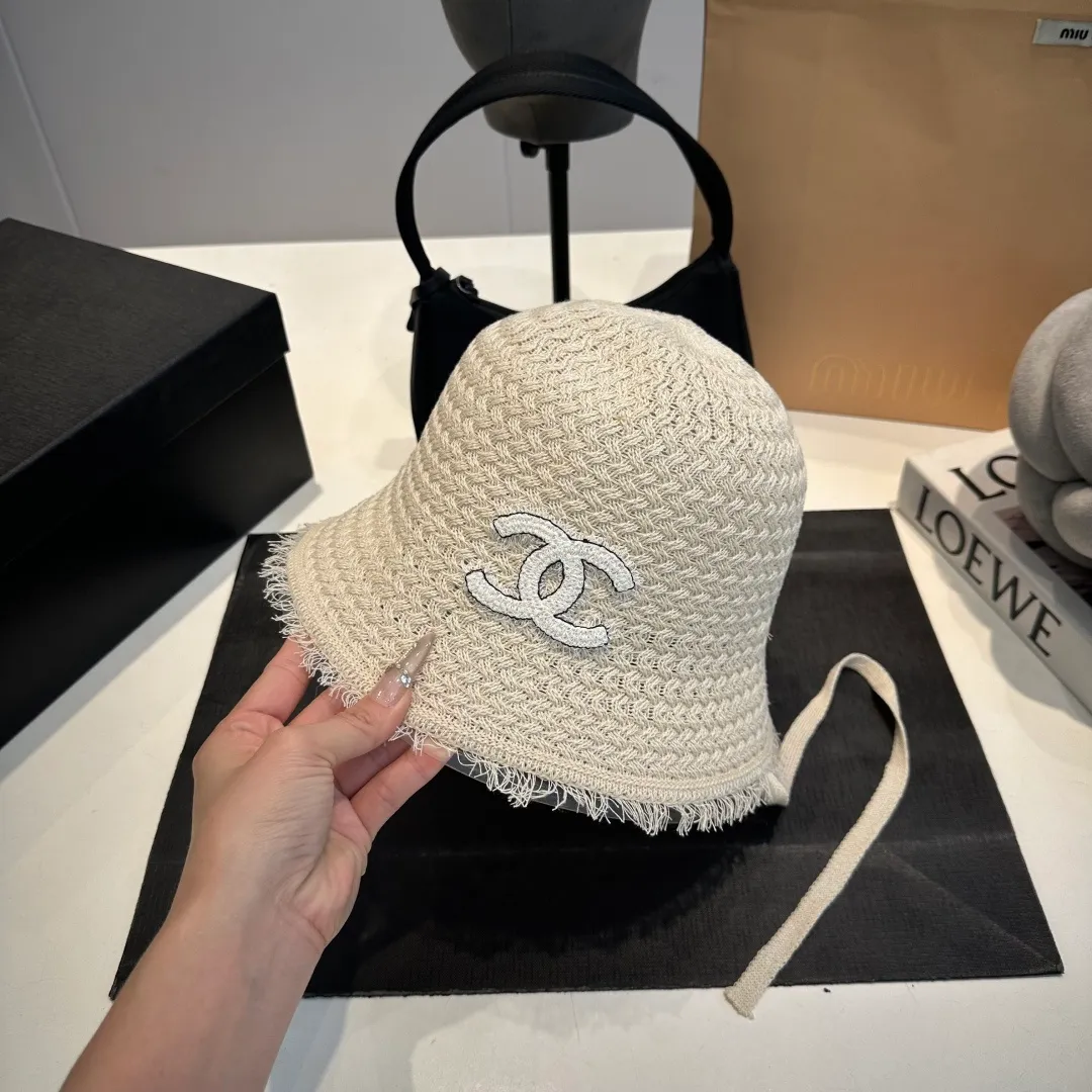 P60 Chanel sunshade bucket hat, foldable, head circumference 57cm