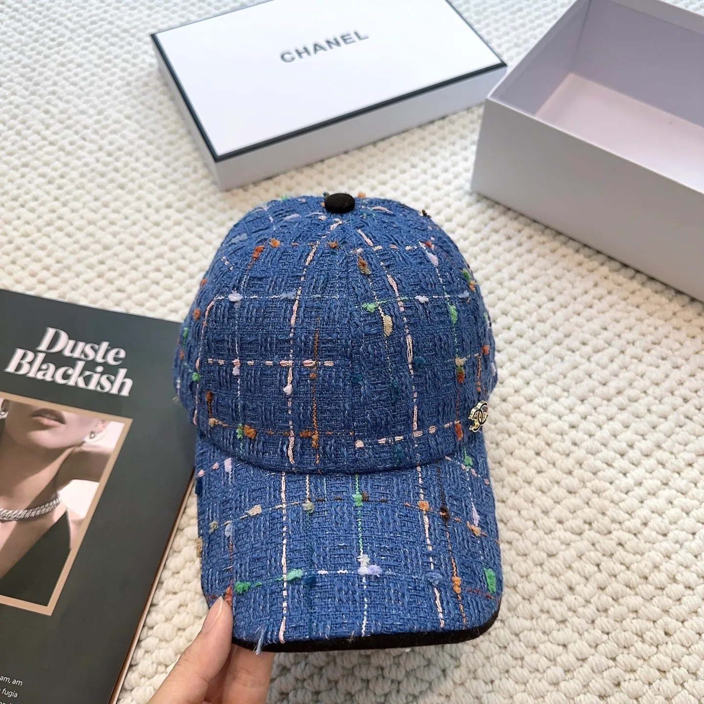 P60 CHANEL Chanel's new autumn and winter baseball cap, simple and elegant👈🏻👍casual and fashionable👩trendy and stylish👍Versatile style!