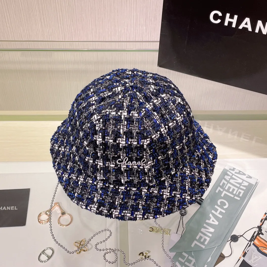 P70 Chanel Chanel 2023 autumn and winter new lady style fisherman hat, foldable, easy to carry when traveling, head circumference 57cm