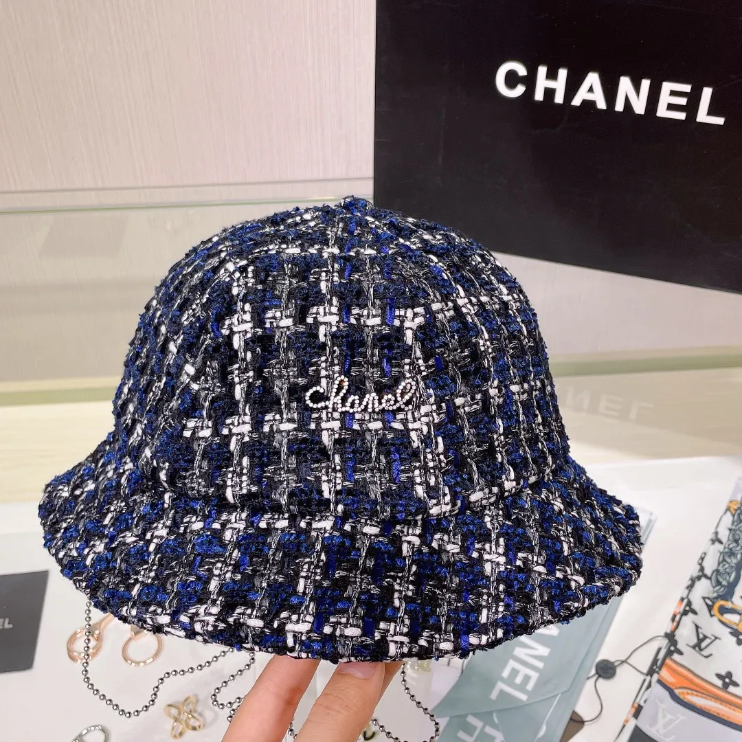 P70 Chanel Chanel 2023 autumn and winter new lady style fisherman hat, foldable, easy to carry when traveling, head circumference 57cm
