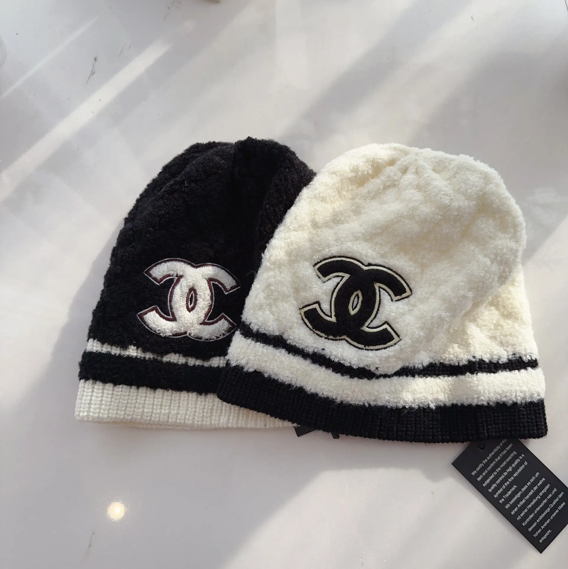 Chanel Chanel 23 Autumn and Winter Knitted Hat Wool Pile Hat Fashion Trendy People, Stars’ Same Style Knitted Hat, Hot Style