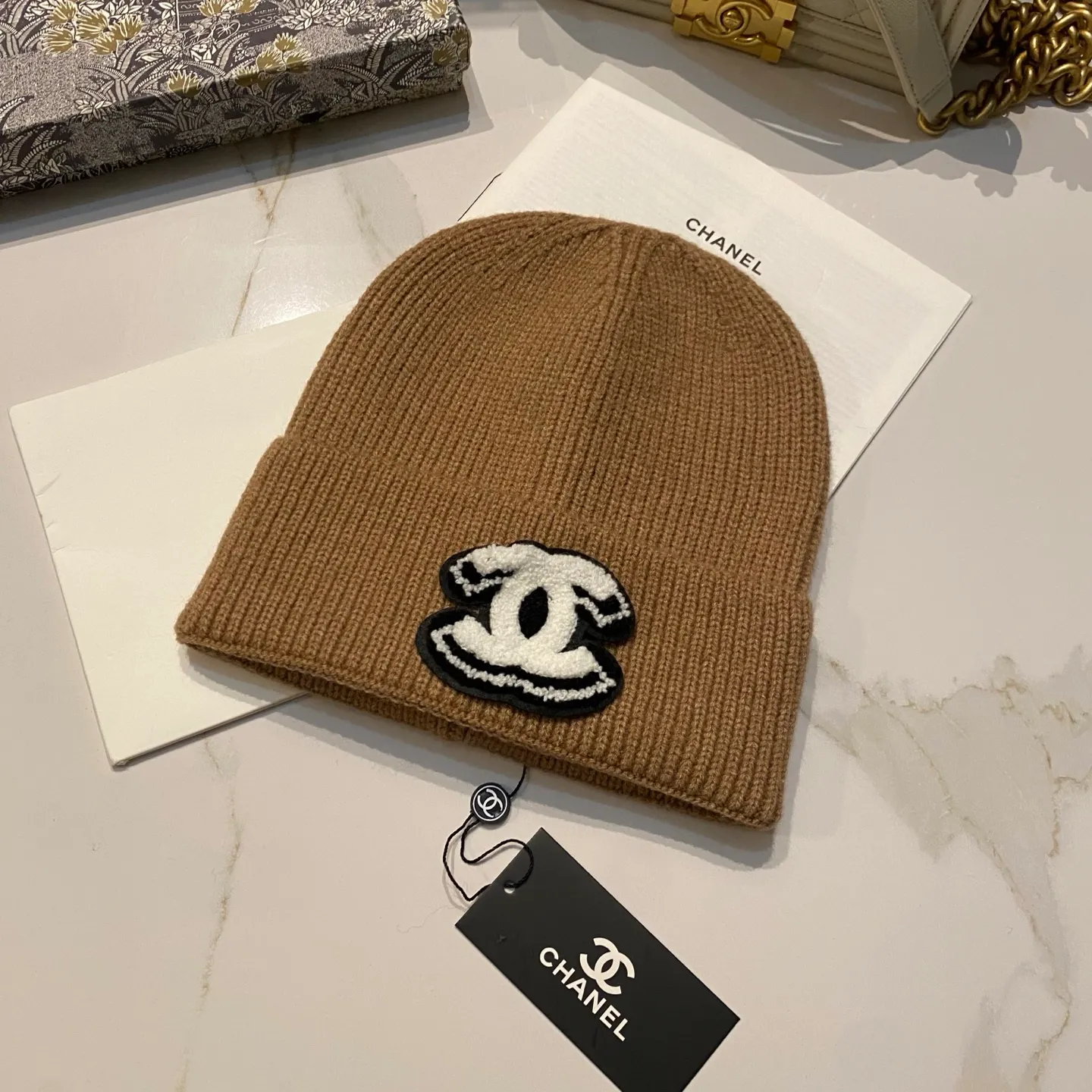Chanel Chanel knitted hat