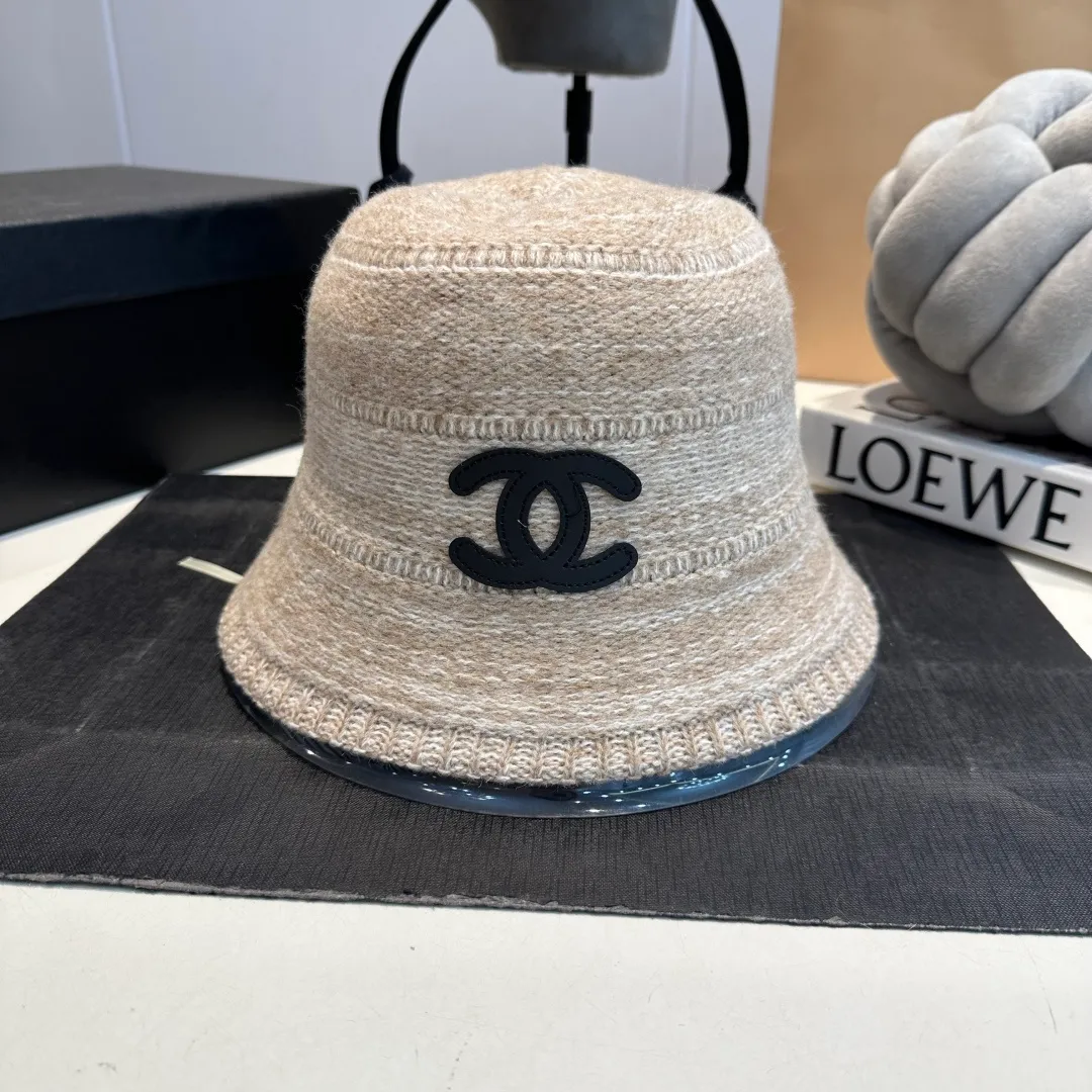 P60 CHANEL Chanel 2025 autumn and winter new style wool cashmere bucket hat, 🔆Quality goddess style ~ a must-have for going out on the street