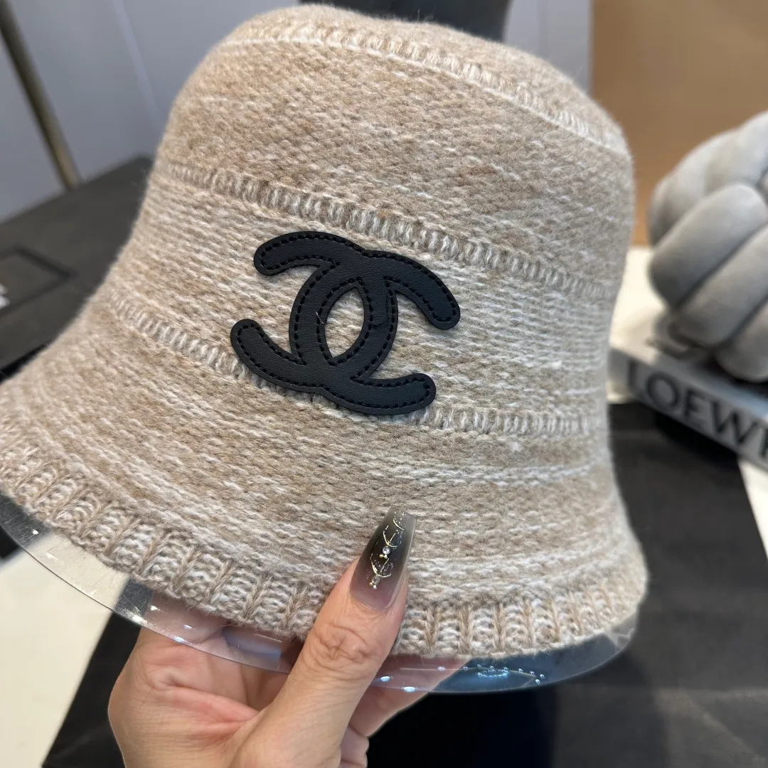 P60 CHANEL Chanel 2025 autumn and winter new style wool cashmere bucket hat, 🔆Quality goddess style ~ a must-have for going out on the street
