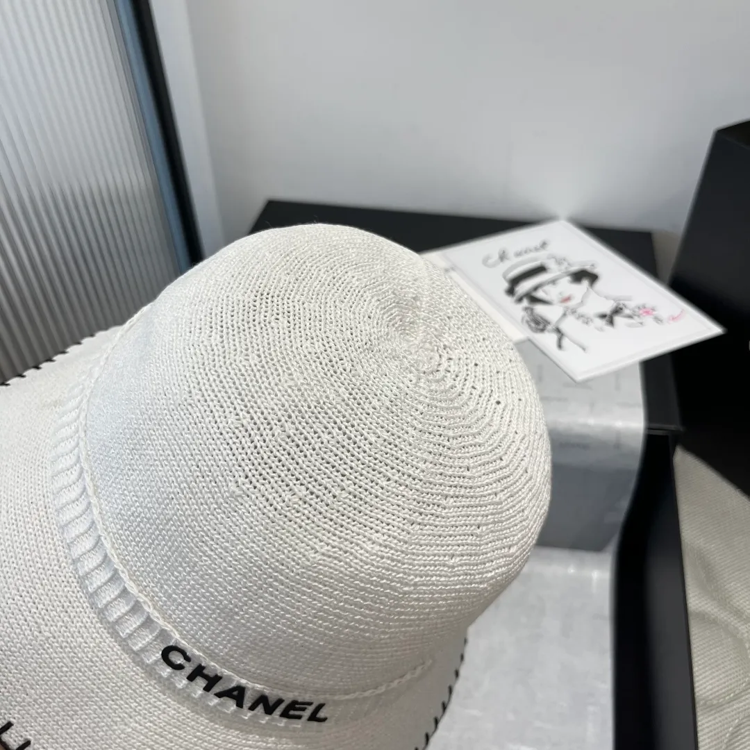 💰130¥ Chanel bucket hat, knitted clutch hat, head circumference 57cm