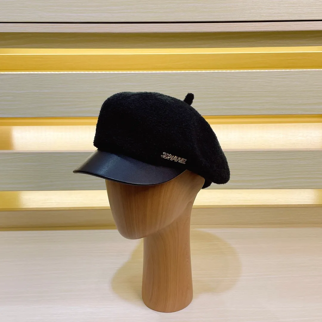 🉐60🔥 Chanel's new autumn and winter custom-made military cap, contrasting fabrics, niche yet high-end! The latest style of Xiaoxiangfeng, a must-have for celebrities
