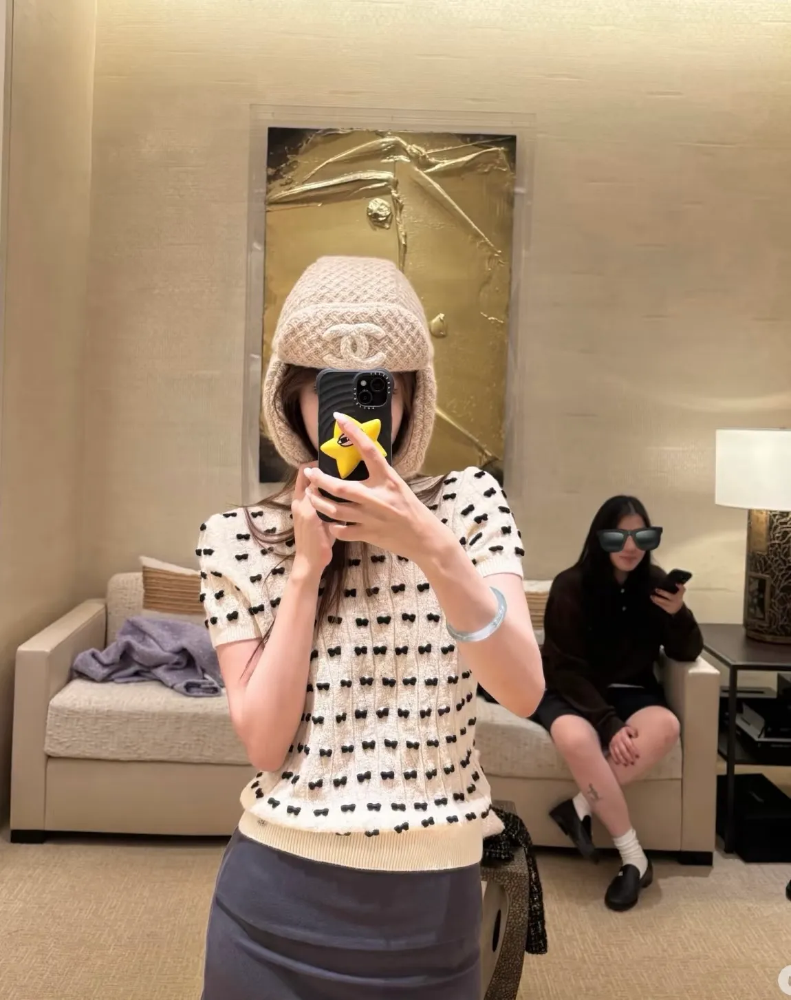 Chanel Mrs. Chen Paris same style Lei Feng hat