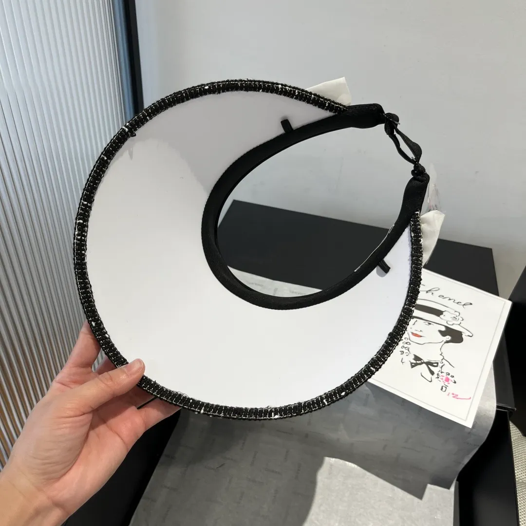 💰100¥ Chanel Chanel empty top sun hat, headband sun hat, head circumference 57cm