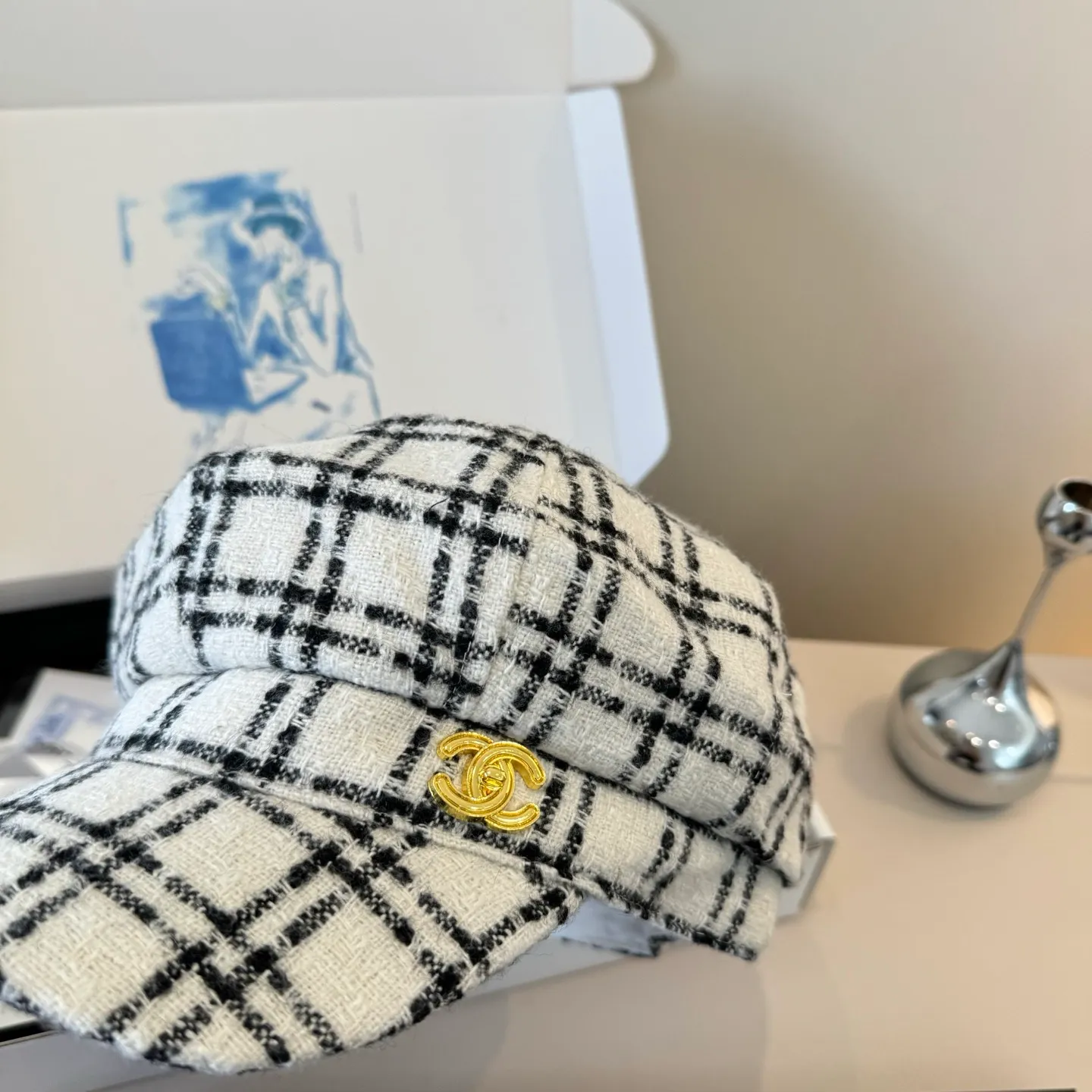 💰100¥ Chanel's new duck-bill army cap, advanced customization, head circumference 57cm