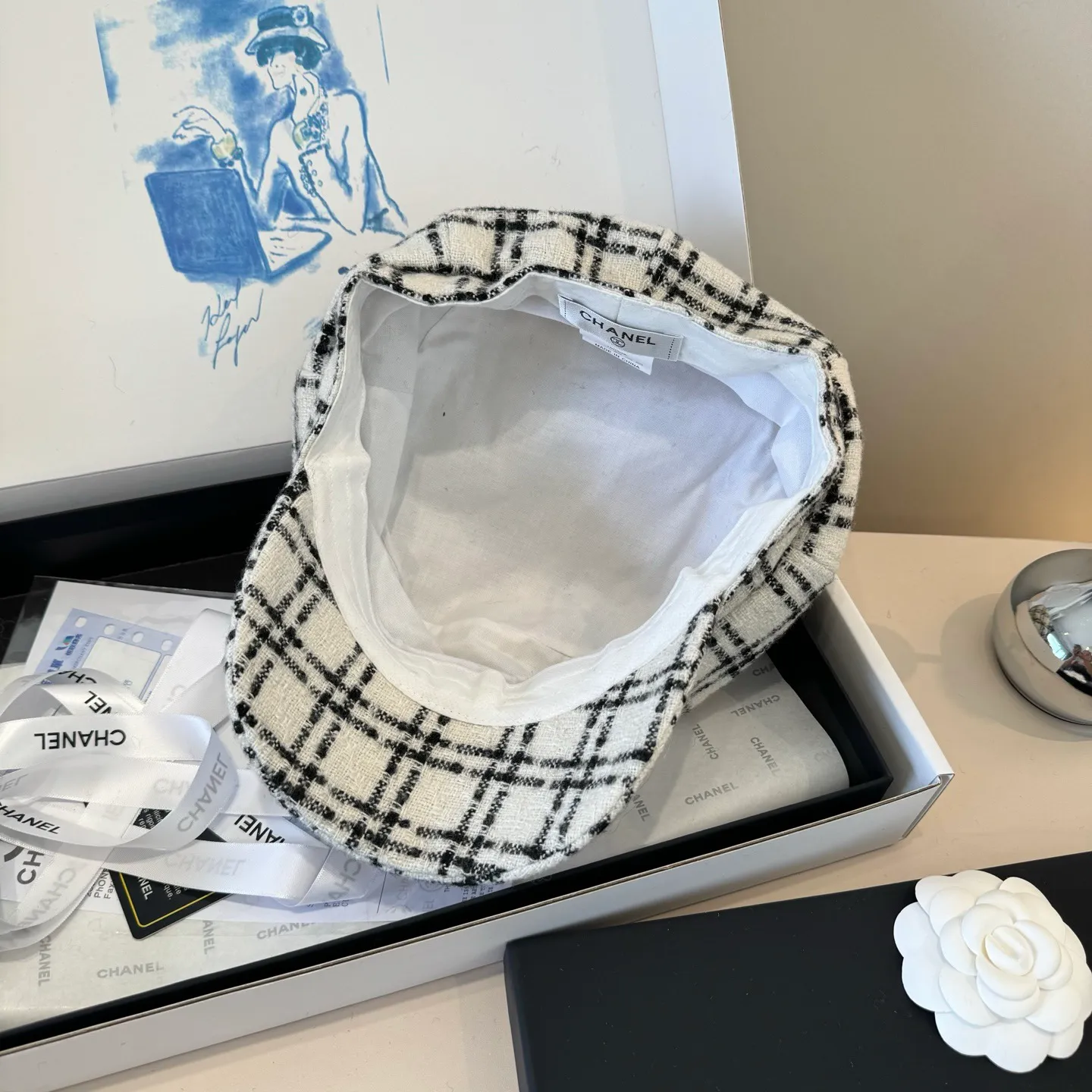 💰100¥ Chanel's new duck-bill army cap, advanced customization, head circumference 57cm