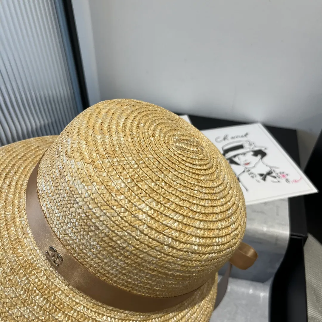 💰140¥ Chanel straw hat, lantern hat, head circumference 57cm