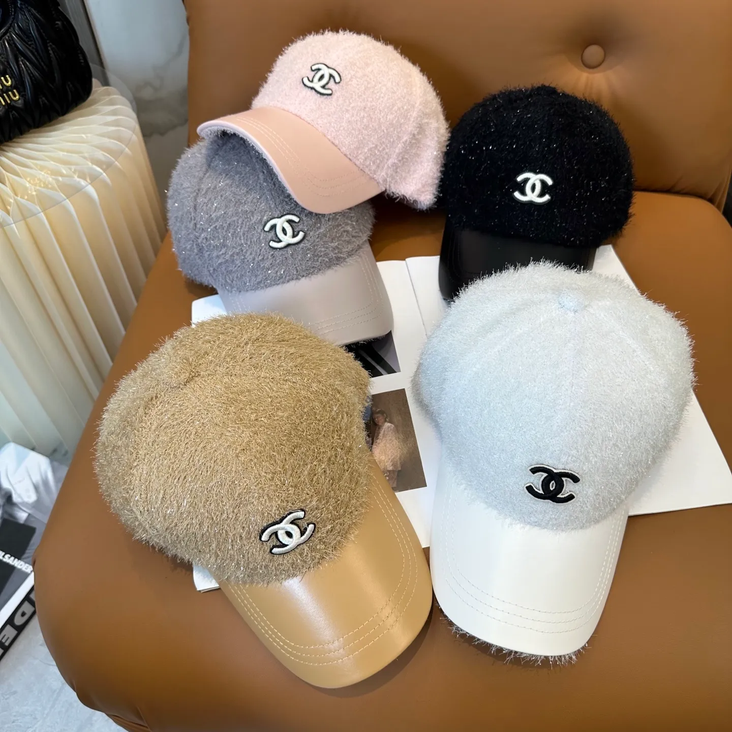 P76💛 Comes with dust bag [CHANEL Chanel] New autumn and winter small fragrance style baseball cap🧢, the big brand model is super easy to match, one that you can wear with your eyes closed