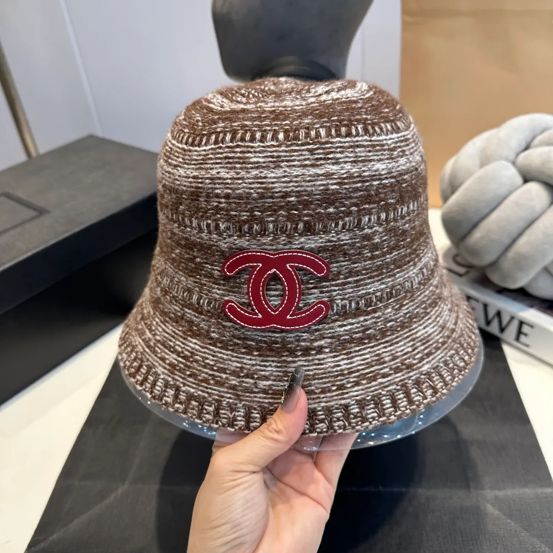 P60 CHANEL Chanel 2025 autumn and winter new style wool cashmere bucket hat, 🔆Quality goddess style ~ a must-have for going out on the street