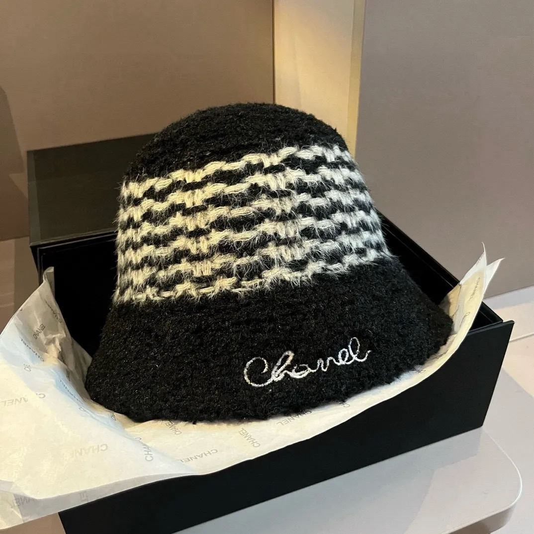 💰120¥ Chanel lambswool bucket hat, head circumference 57cm