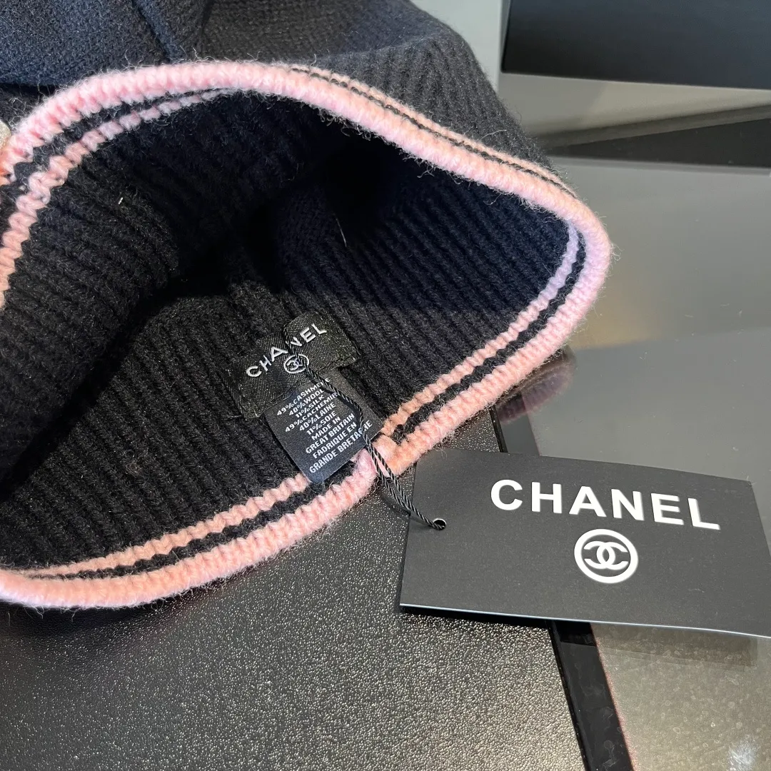 💰70¥ Chanel pullover woolen hat, dual-purpose hat and scarf, very cost-effective