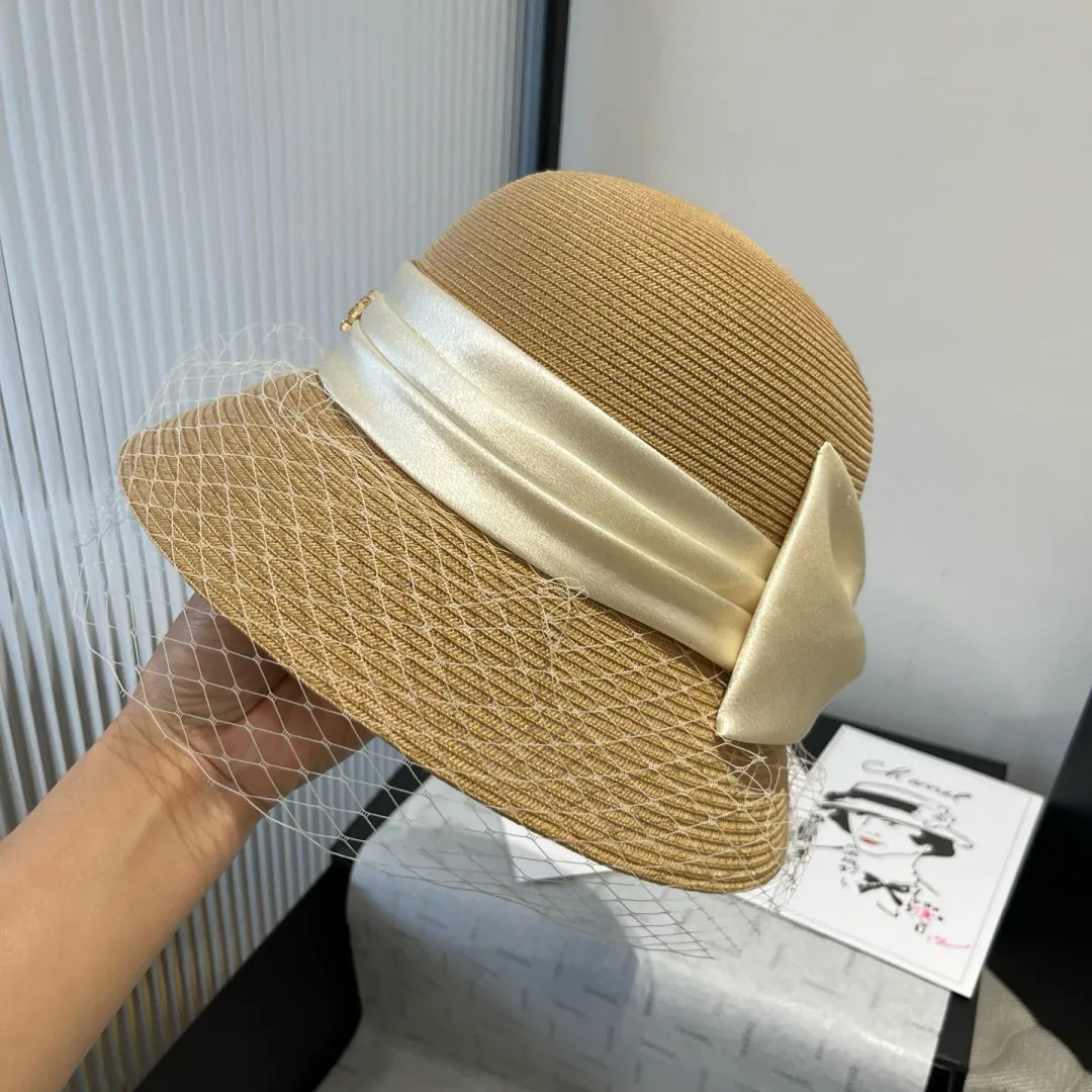💰170¥ Chanel mesh basin hat, made of high-grade PP straw, head circumference 57cm