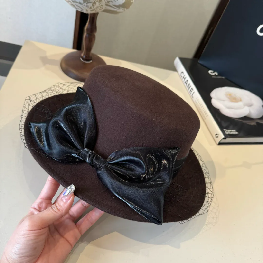 💰190¥ Chanel wool flat top, mesh hat, 100% wool🦙fabric% head circumference 57cm