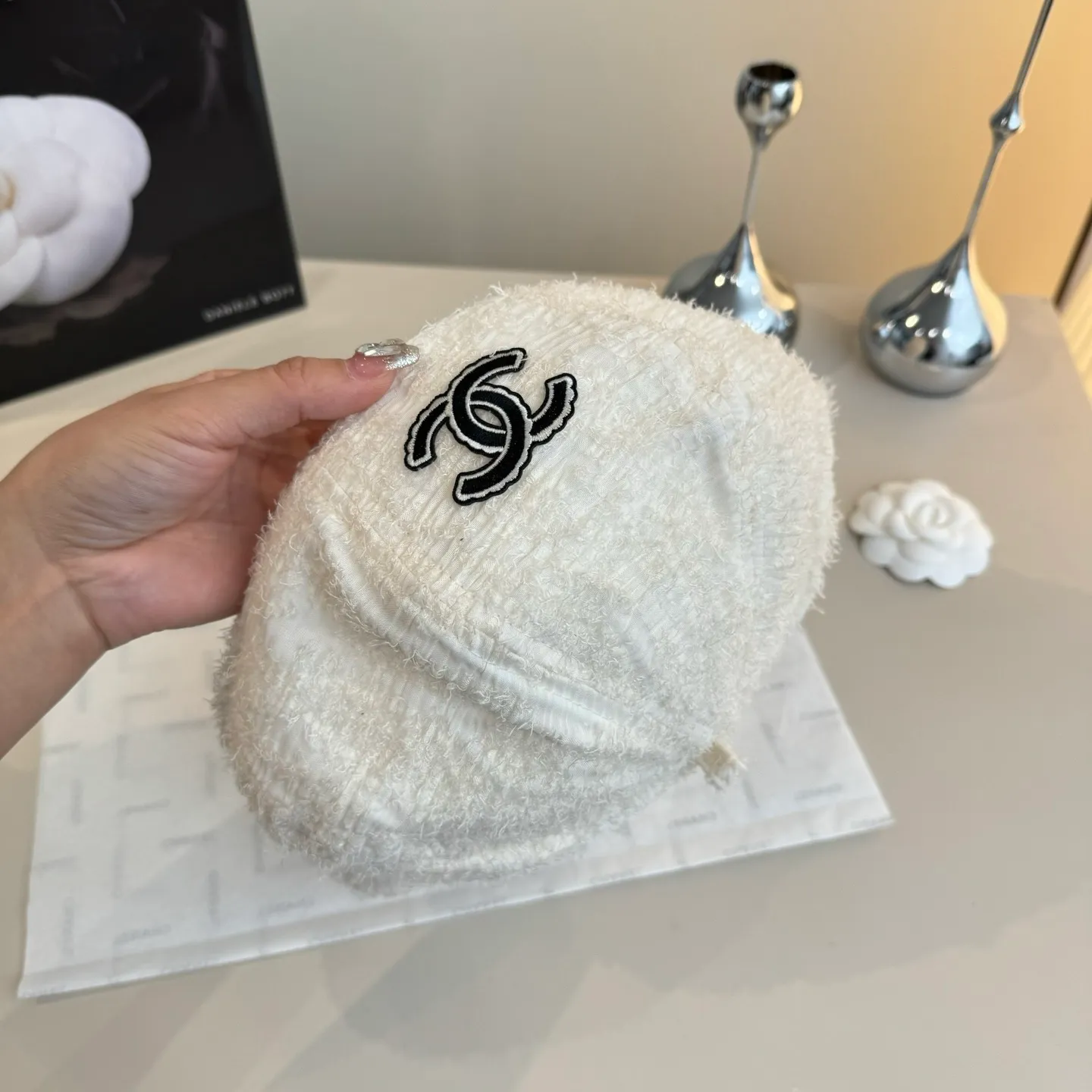 💰100¥ Chanel beret, head circumference 57cm