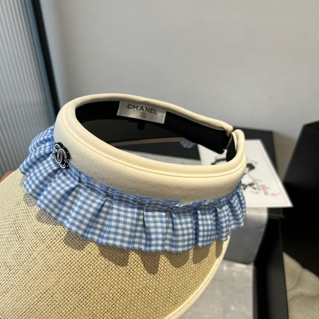 💰100¥ Chanel empty top sun hat