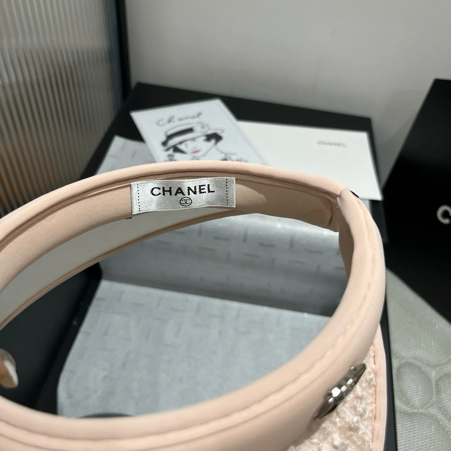 💰90¥ Chanel sequin headband, sun hat
